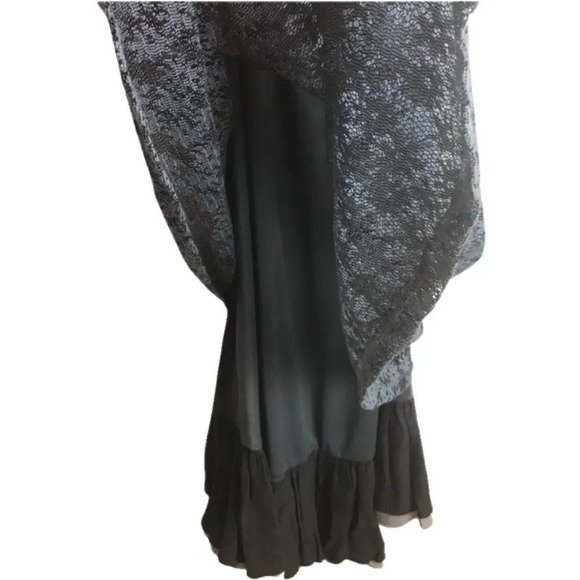 A'reve Anthropologie Dress Blue and Gray w/under skirt Multiple Sizes EUC - Picture 7 of 11